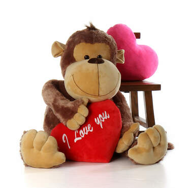 Detail Valentines Monkey Teddy Nomer 23