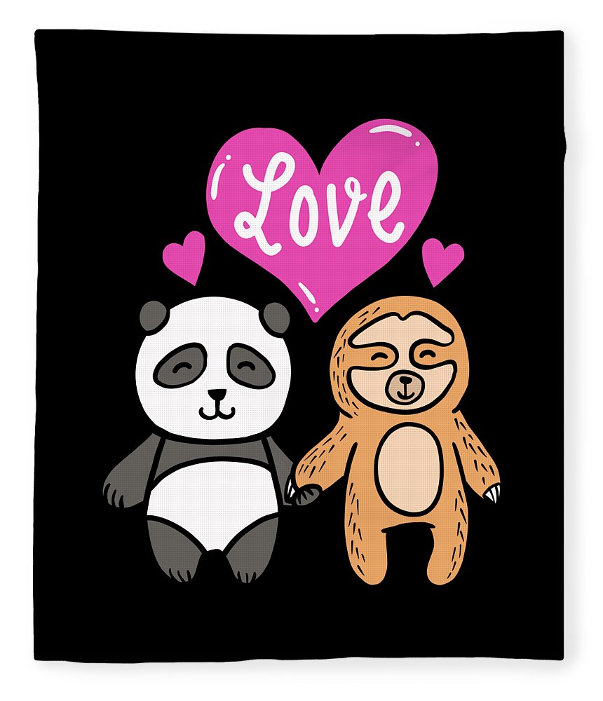 Detail Valentines Sloth Blanket Nomer 17
