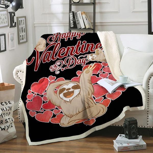 Detail Valentines Sloth Blanket Nomer 39