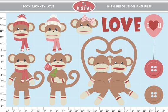 Detail Valentines Sock Monkey Nomer 43