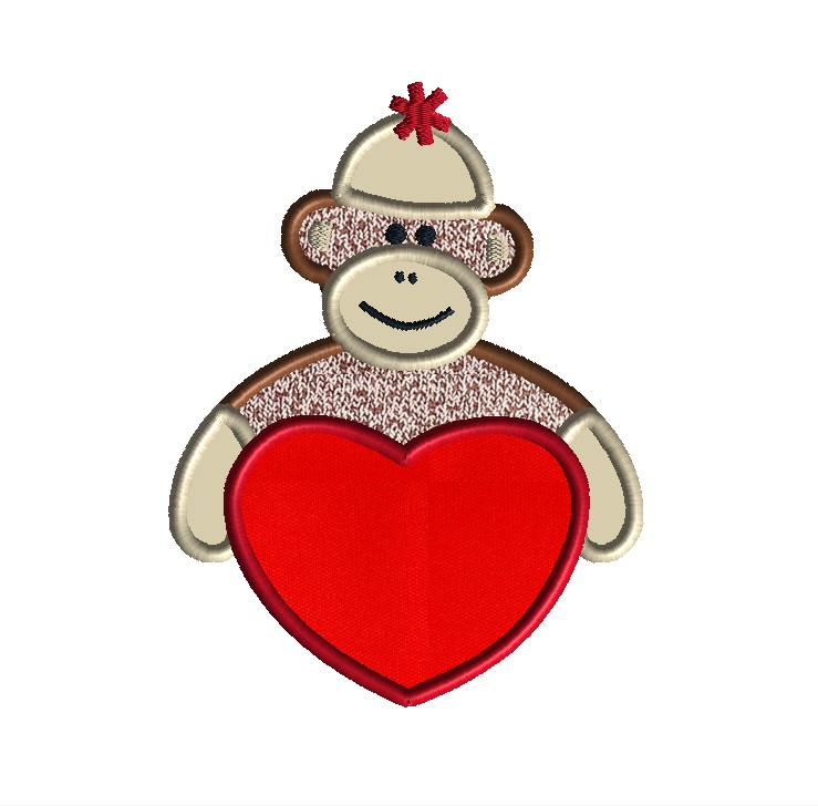 Detail Valentines Sock Monkey Nomer 8