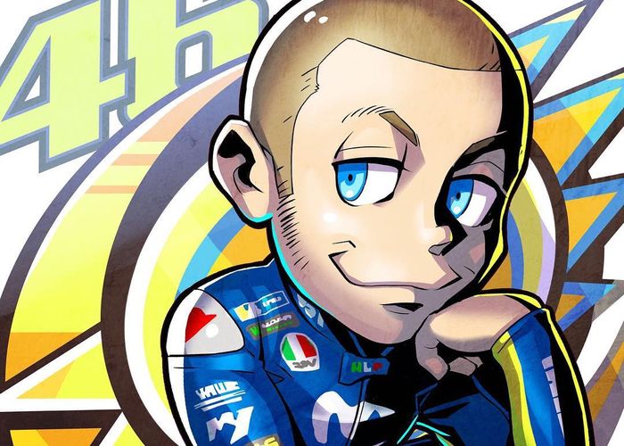 Detail Valentino Rossi Animasi Nomer 45