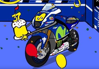 Detail Valentino Rossi Kartun Movistar Nomer 31