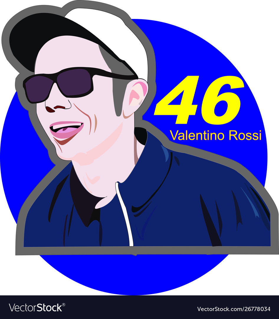 Valentino Rossi Vector - KibrisPDR