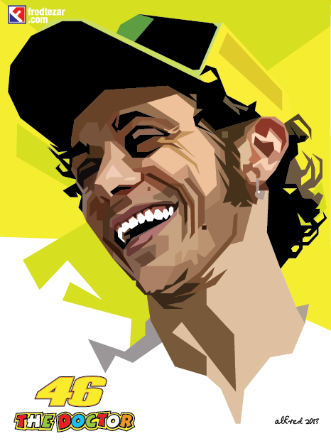 Detail Valentino Rossi Vector Nomer 12