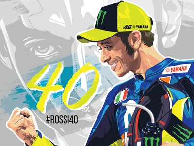 Detail Valentino Rossi Vector Nomer 17