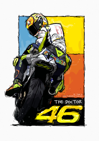 Detail Valentino Rossi Vector Nomer 4