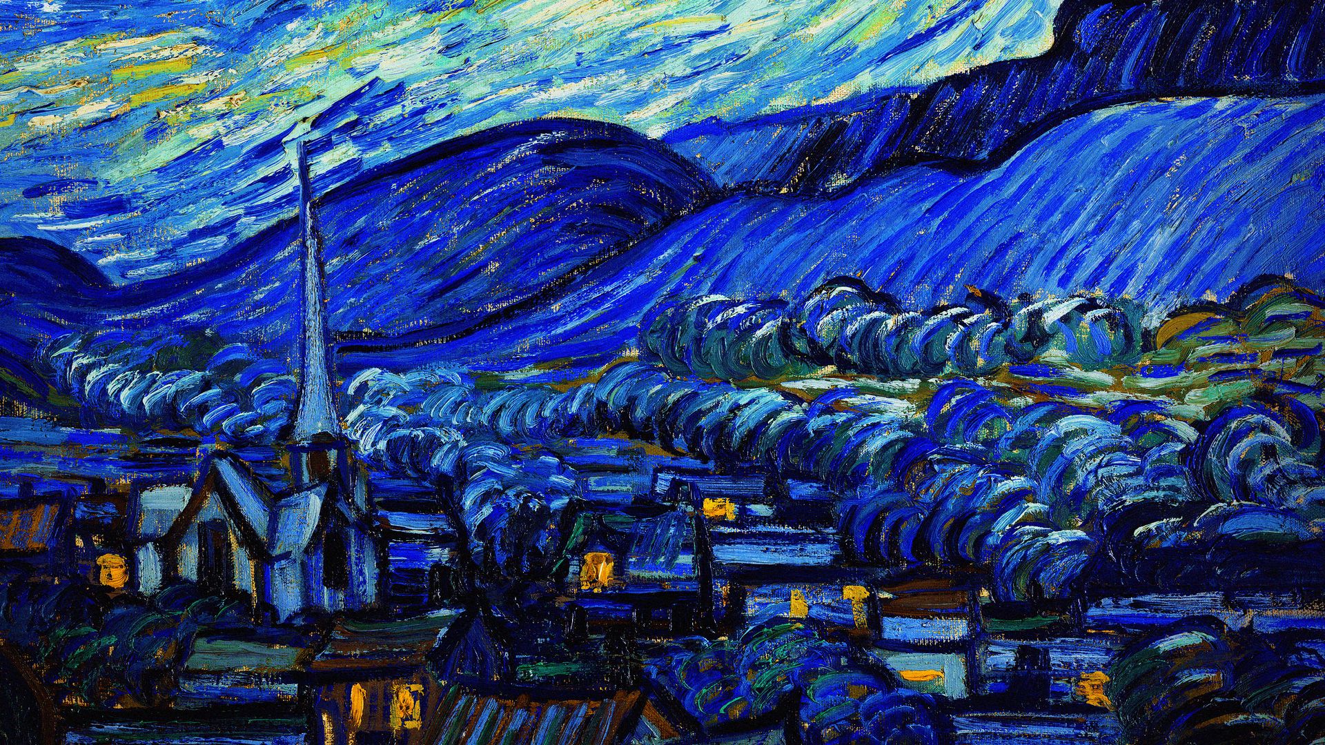 Detail Van Gogh Starry Night Hd Nomer 35