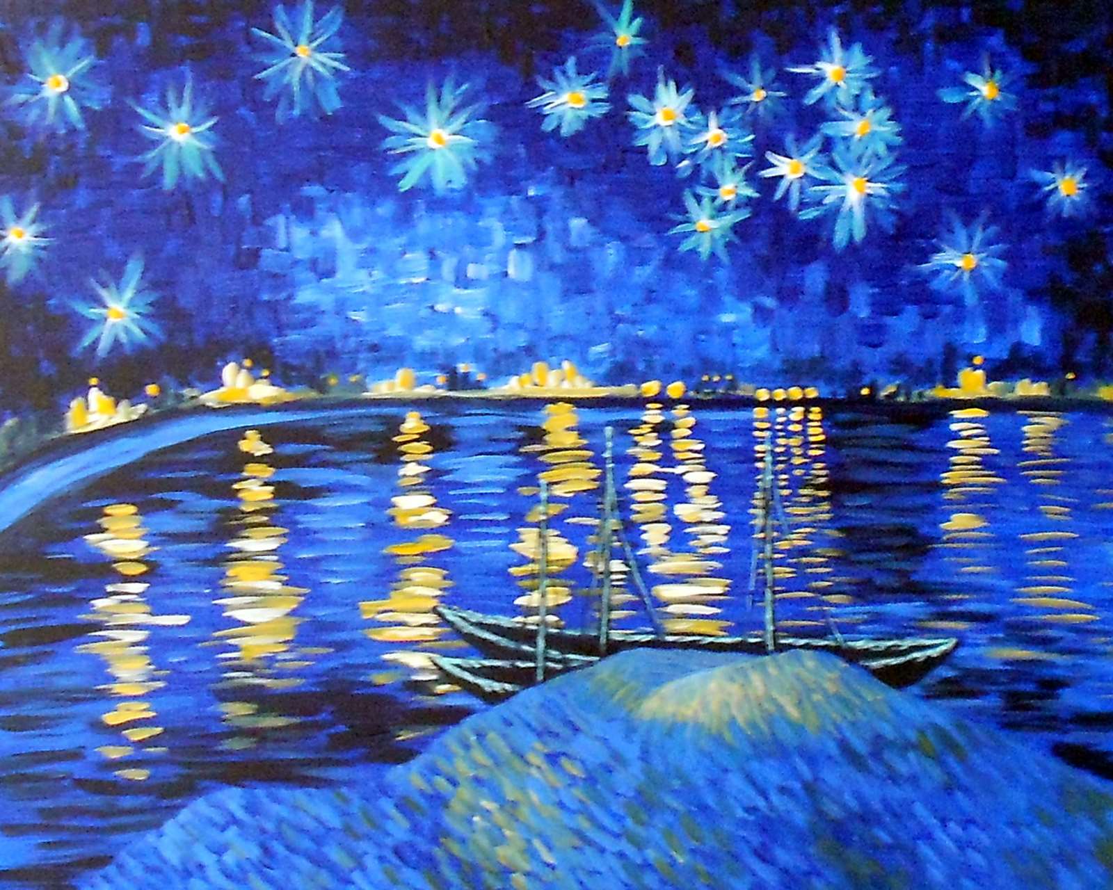 Detail Van Gogh Starry Night Hd Nomer 55