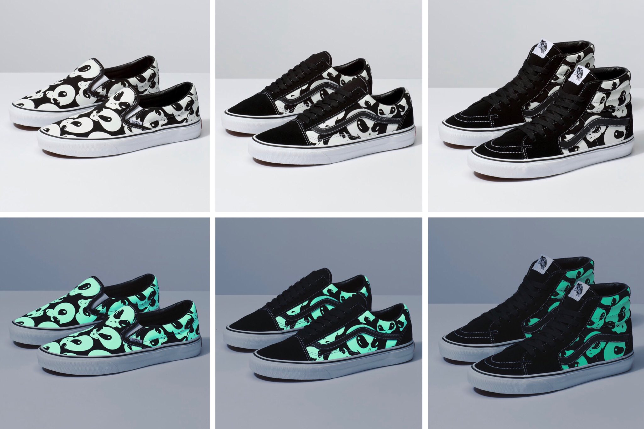 Detail Vans Alien Ghost Nomer 17