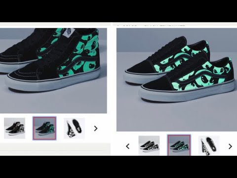 Detail Vans Alien Ghost Nomer 41