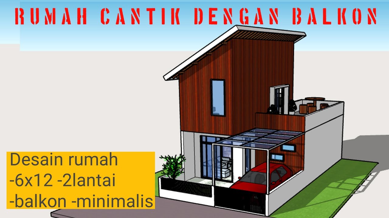 Detail Rumah Balkon Minimalis Nomer 43