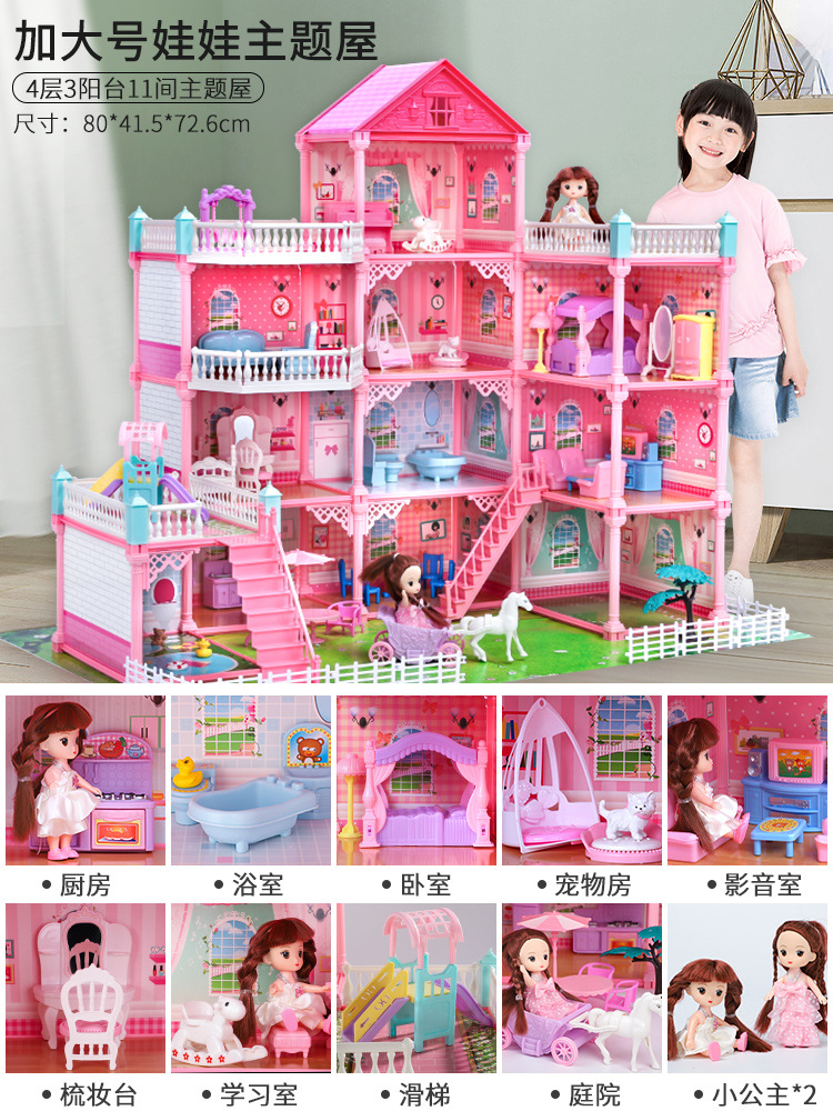 Detail Rumah Barbie Tingkat Nomer 14