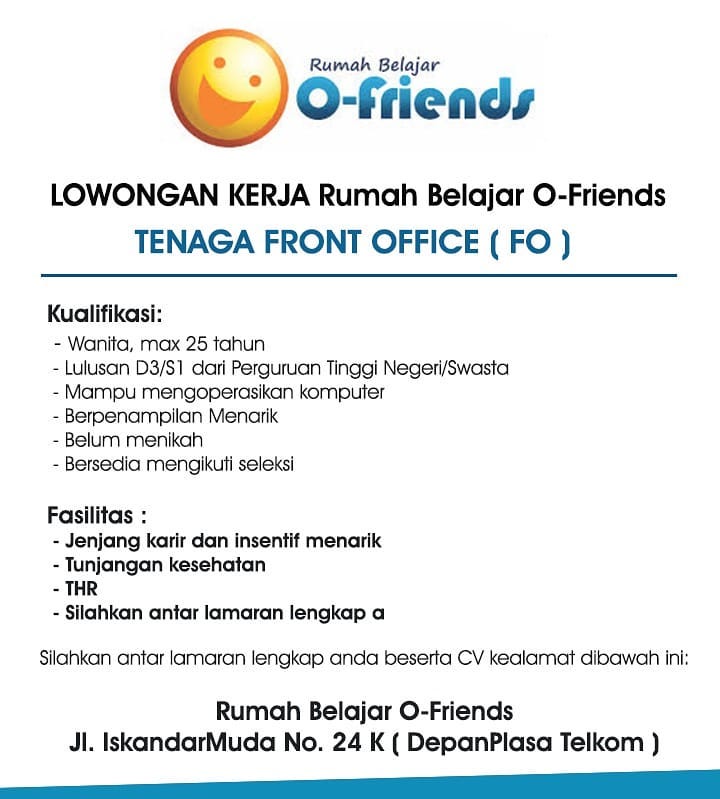 Detail Rumah Belajar O Friends Nomer 7