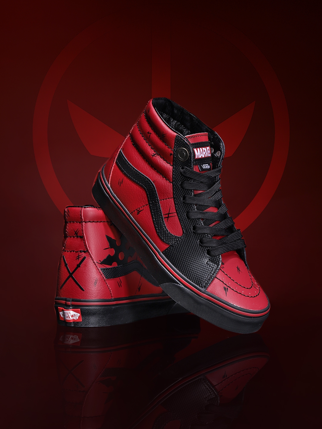 Detail Vans Deadpool Shoes Nomer 52