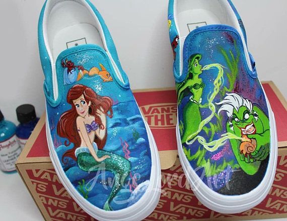 Detail Vans Disney Ariel Shoes Nomer 11