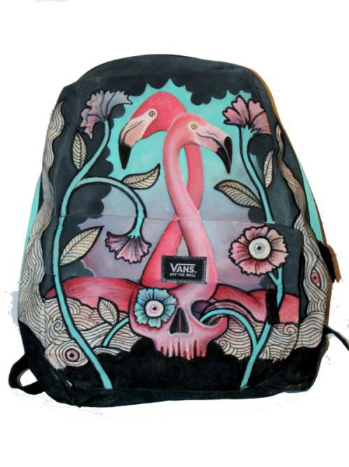 Detail Vans Flamingo Backpack Nomer 17