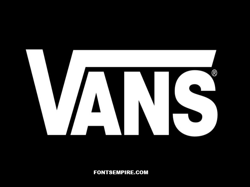 Detail Vans Font Nomer 3