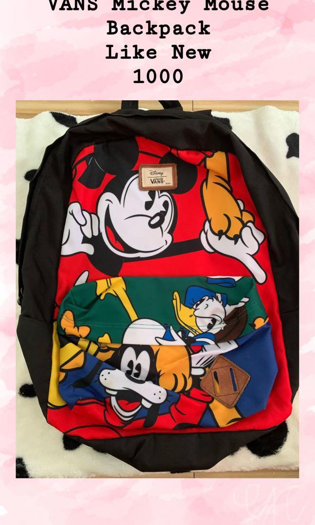 Detail Vans Mickey Mouse Backpack Nomer 24