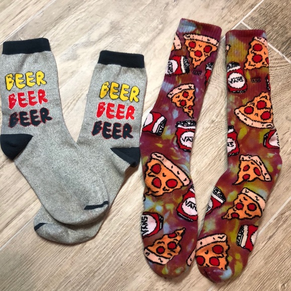 Detail Vans Pizza Socks Nomer 15