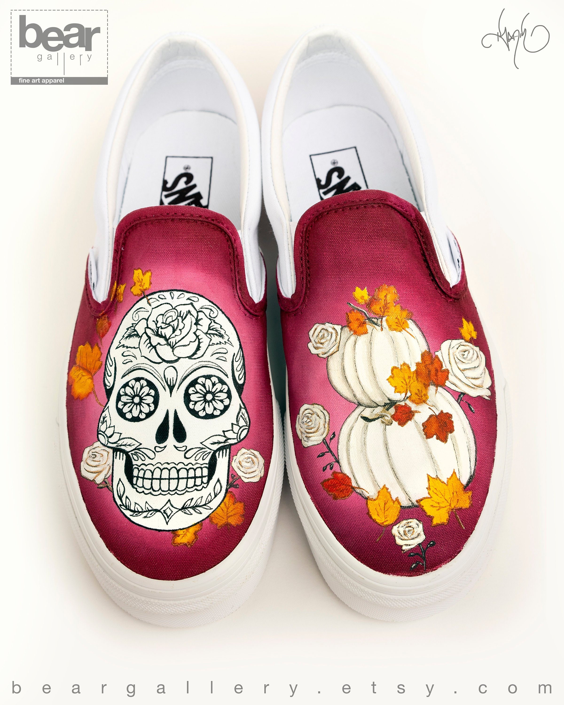 Detail Vans Sugar Skull Shoes Nomer 3