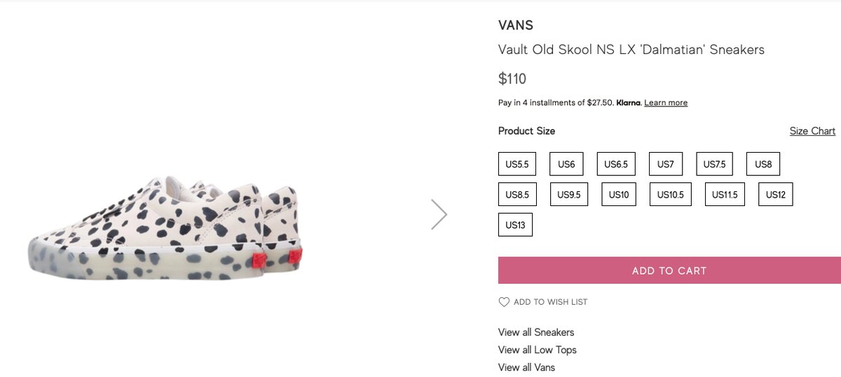 Detail Vans Vault Giraffe Nomer 36