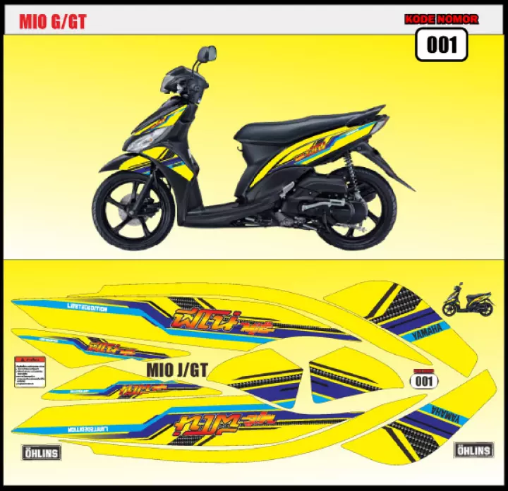 Detail Variasi Mio Z Nomer 5