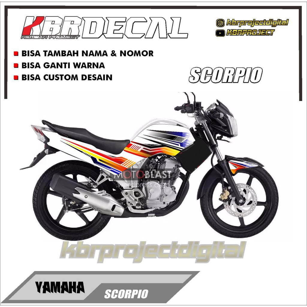 Detail Variasi Motor Scorpio Z Nomer 42