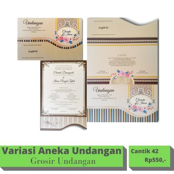 Detail Variasi Undangan Nomer 45