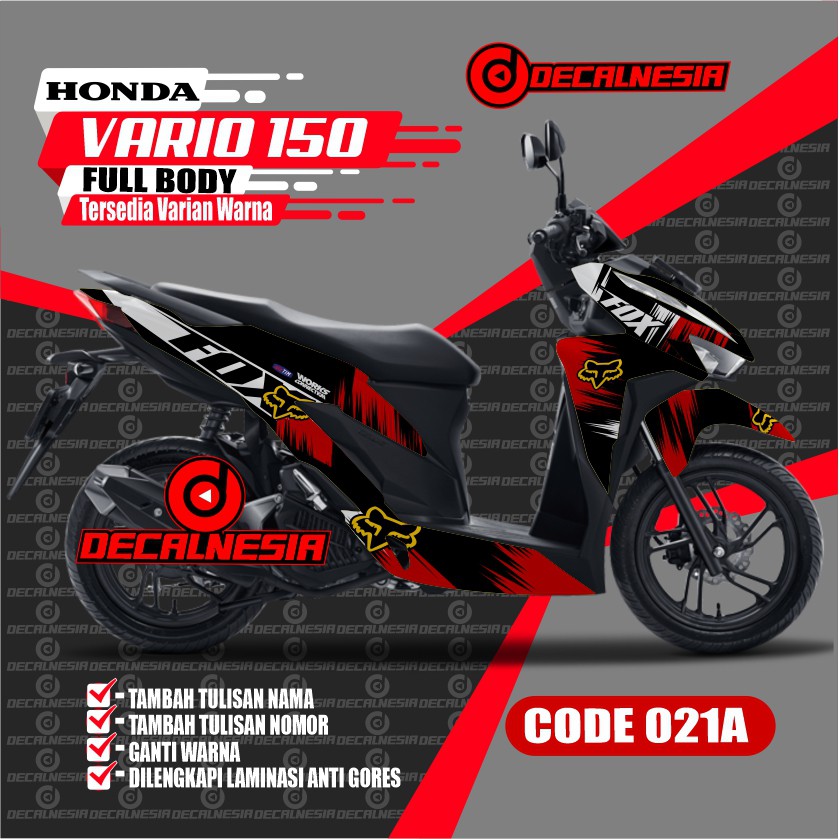 Detail Vario 125 Full Variasi Nomer 13