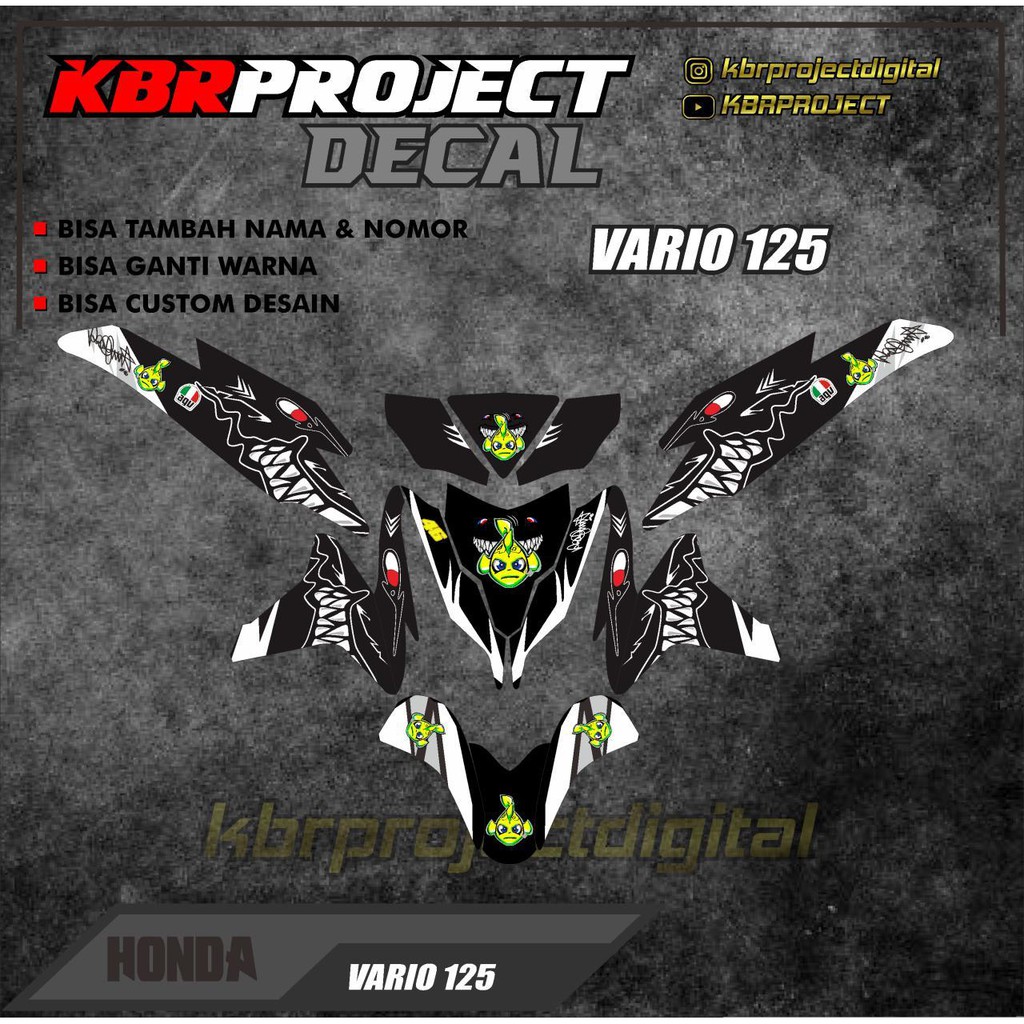 Detail Vario 125 Full Variasi Nomer 37