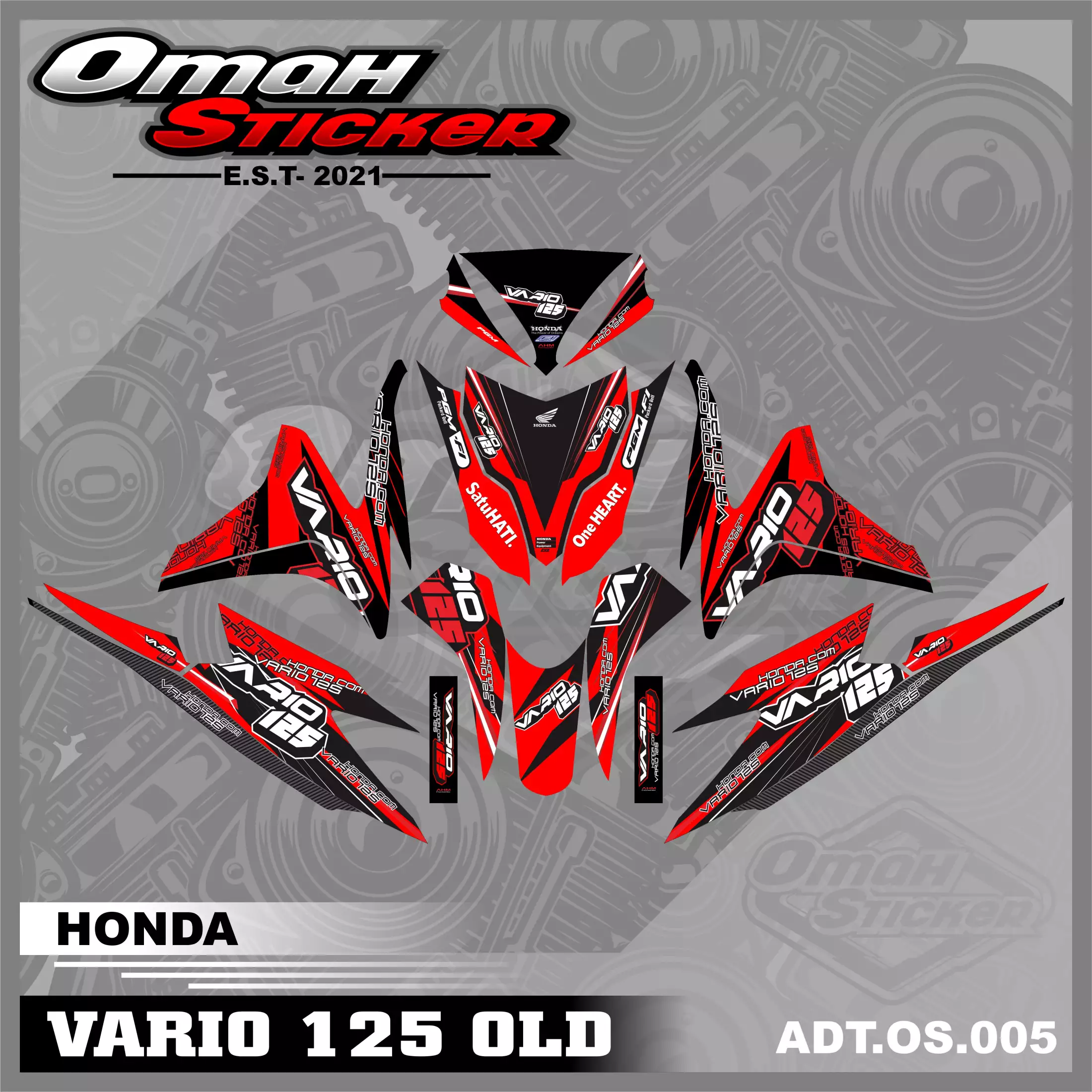 Detail Vario 125 Full Variasi Nomer 52