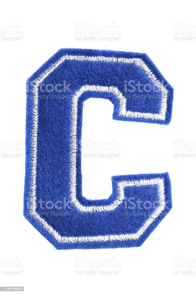 Detail Varsity Letter C Nomer 42