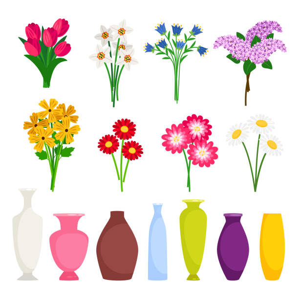 Detail Vase Of Flowers Clipart Nomer 42