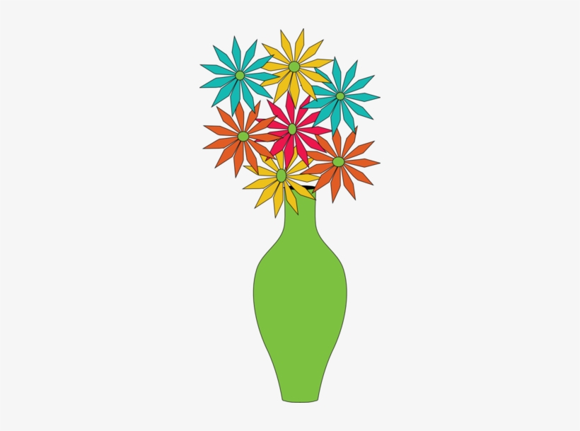 Detail Vase Of Flowers Clipart Nomer 48