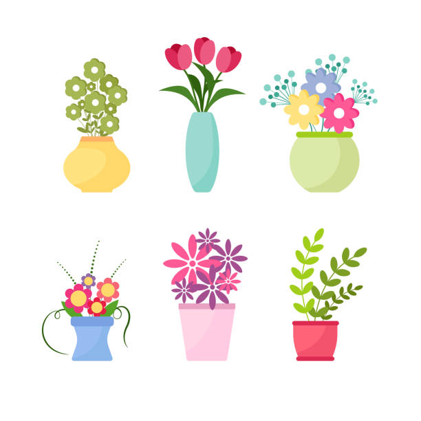 Detail Vase With Flowers Clipart Nomer 43