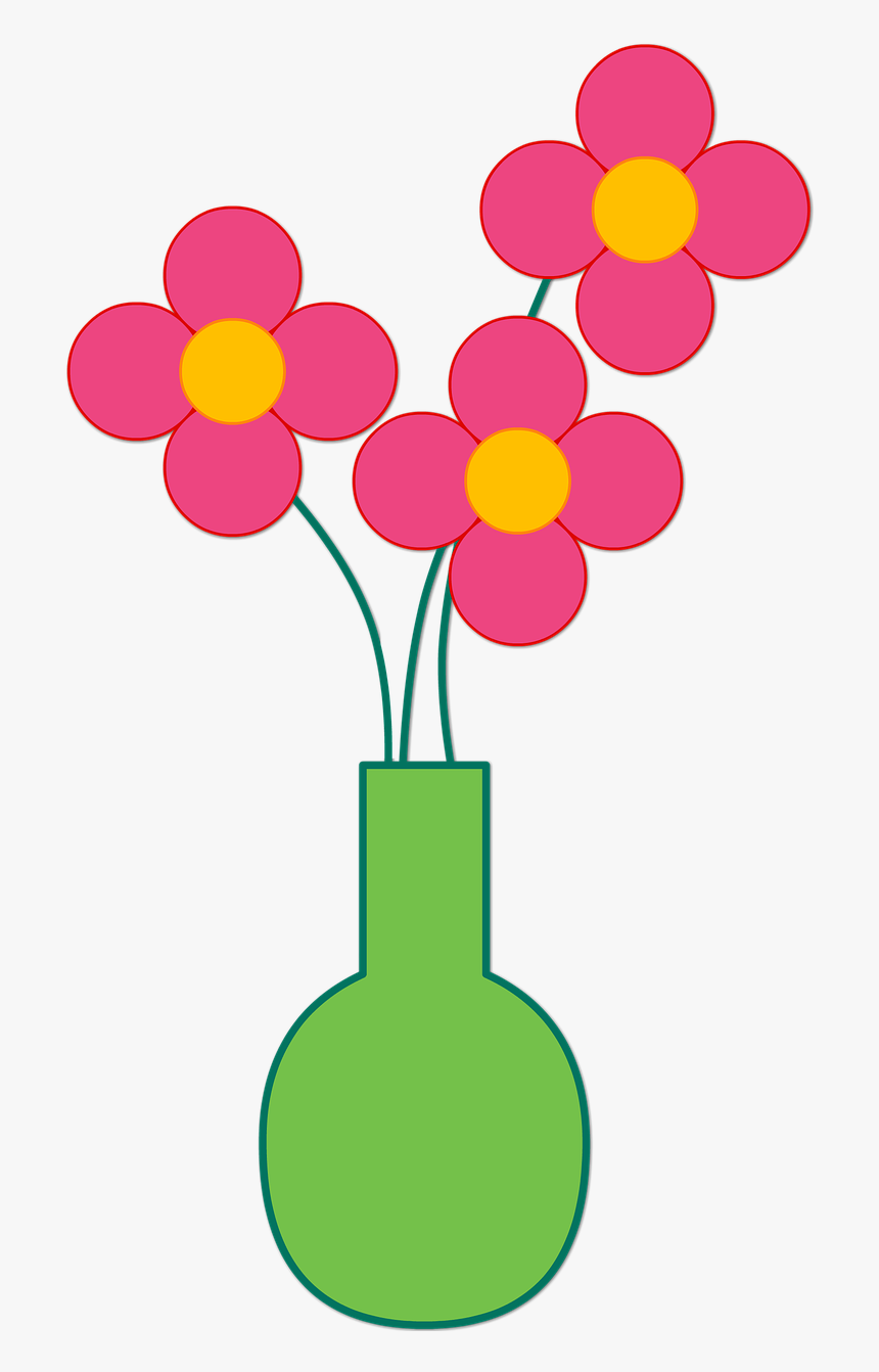 Detail Vase With Flowers Clipart Nomer 6