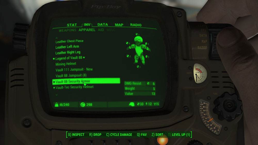 Detail Vault 111 Security Armor Nomer 36