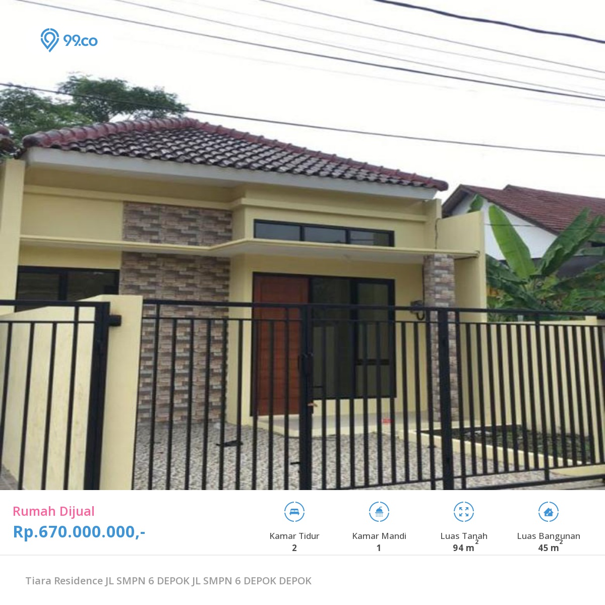 Detail Rumah Cicilan Murah Di Depok Nomer 30