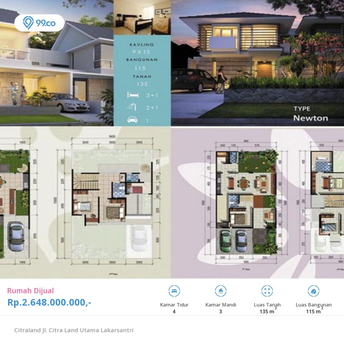 Detail Rumah Citraland Surabaya Nomer 44