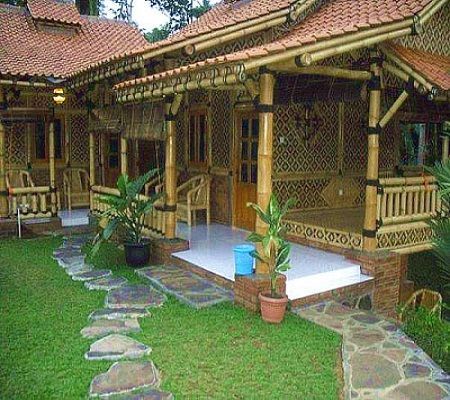 Detail Rumah Dari Bambu Hitam Nomer 7