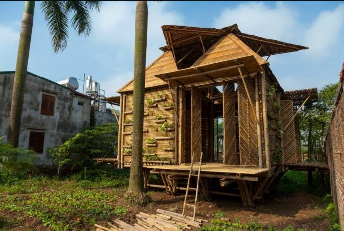Detail Rumah Dari Bambu Sederhana Nomer 46