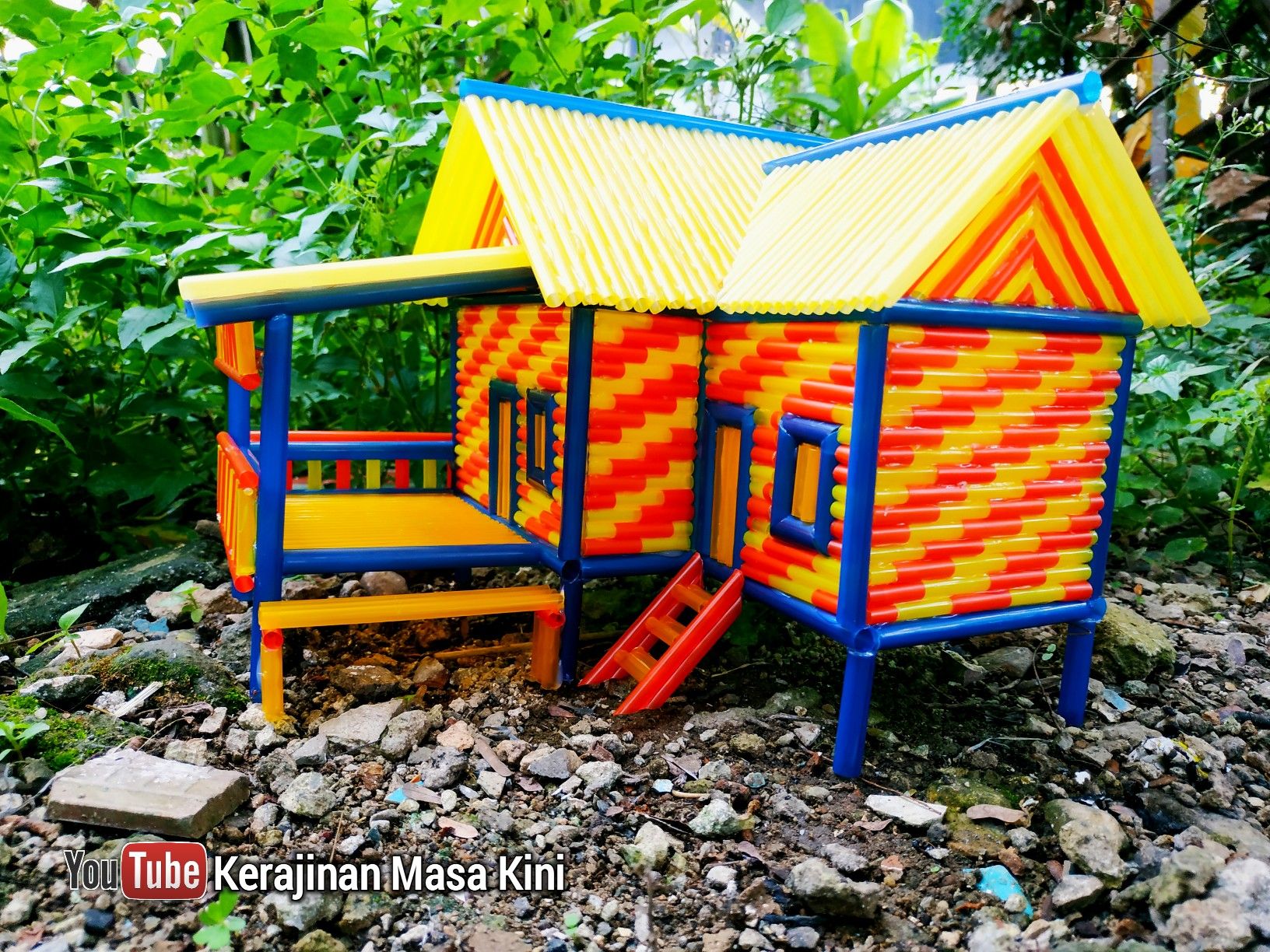 Detail Rumah Dari Sedotan Nomer 10