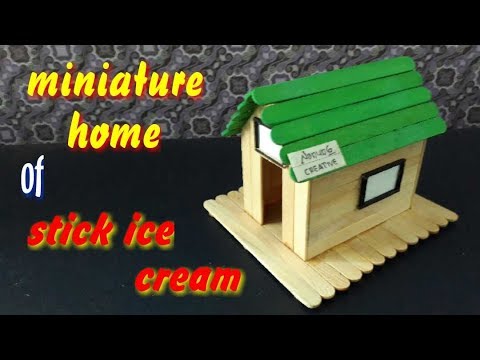 Detail Rumah Dari Stik Es Krim Yang Mudah Nomer 18