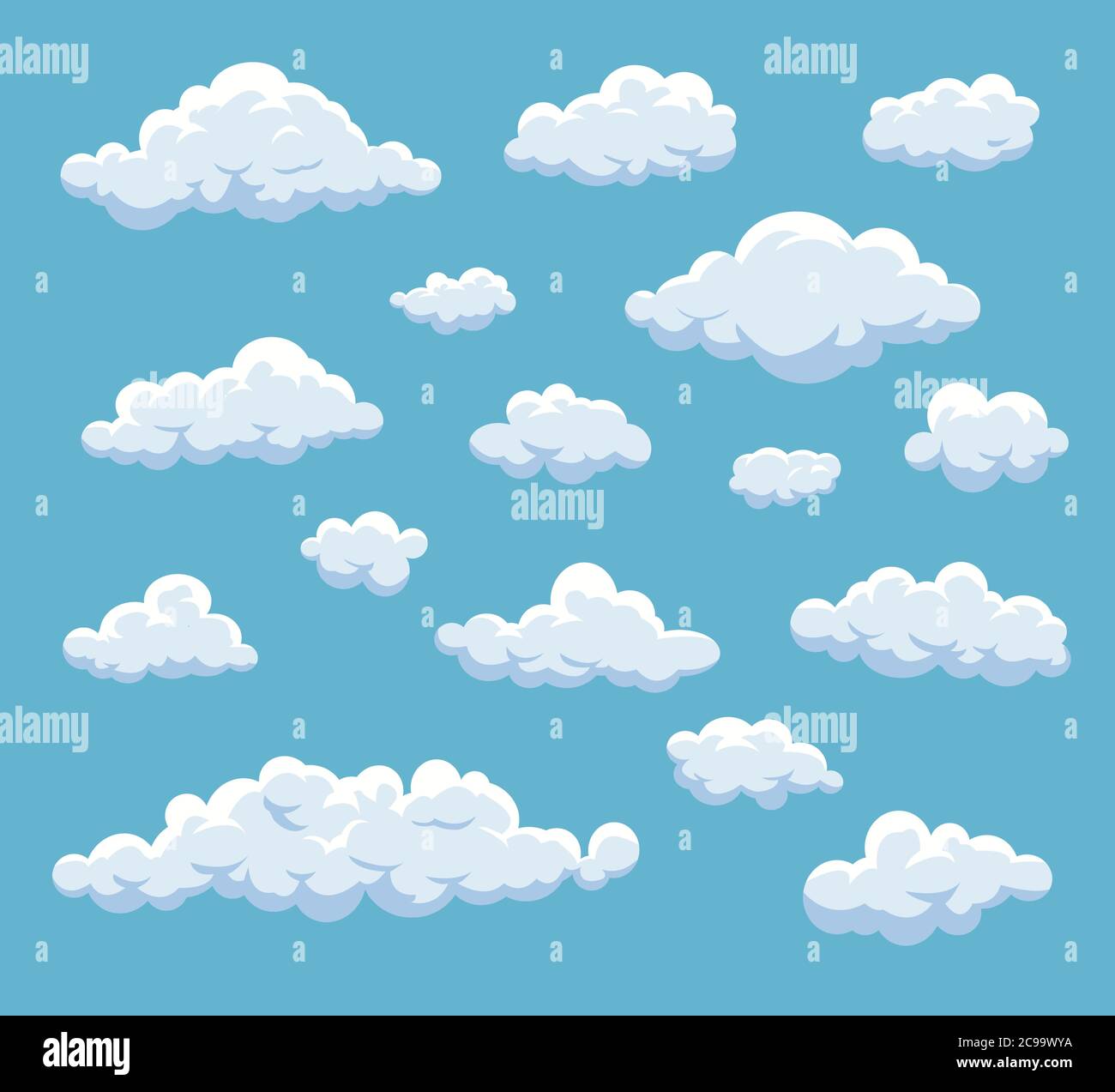 Detail Vector Awan Nomer 24