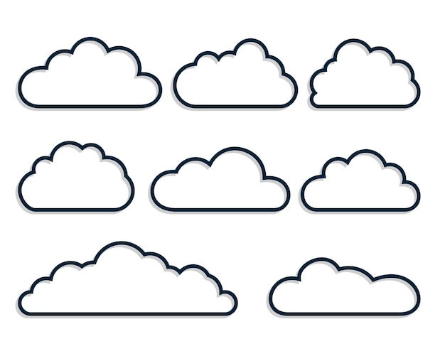 Detail Vector Awan Nomer 4