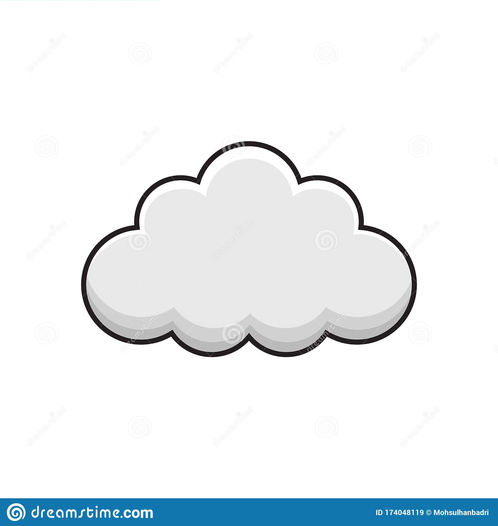 Detail Vector Awan Nomer 40