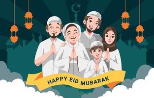 Detail Vector Background Idul Fitri Nomer 14