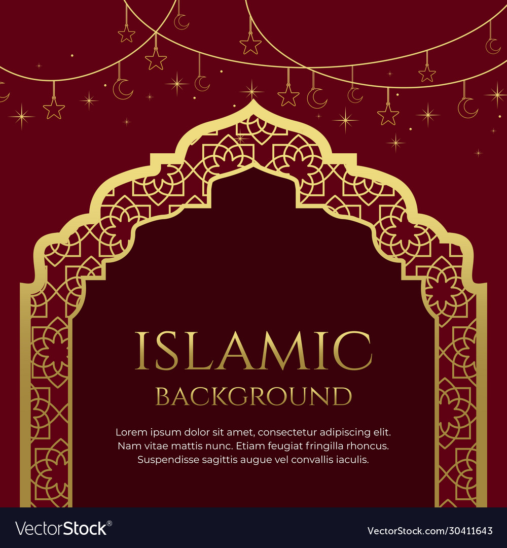 Detail Vector Background Islamic Nomer 45