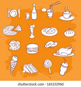 Detail Vector Background Makanan Nomer 35